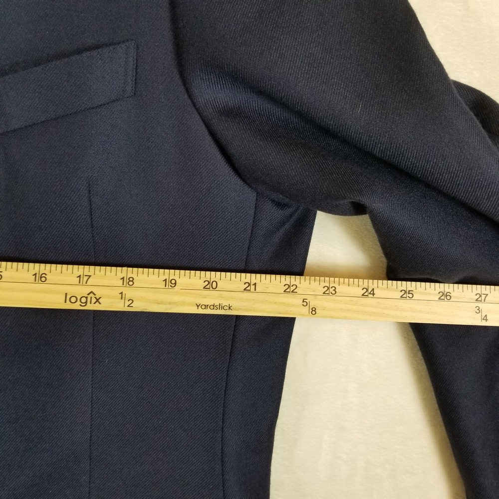 John W. Nordstrom Blazer Men 44L Navy Loro Piana 100% Cashmere Sport Coat Napoli - Picture 7 of 10
